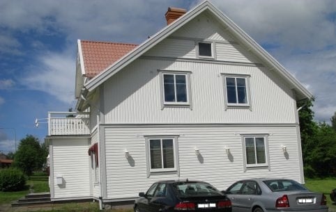 Referensjobb "Vitt hus (Alcro)" utfört av Gårda Måleri
