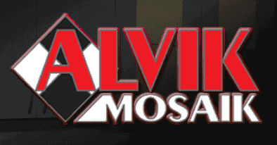 Logotyp för Alvik Mosaik