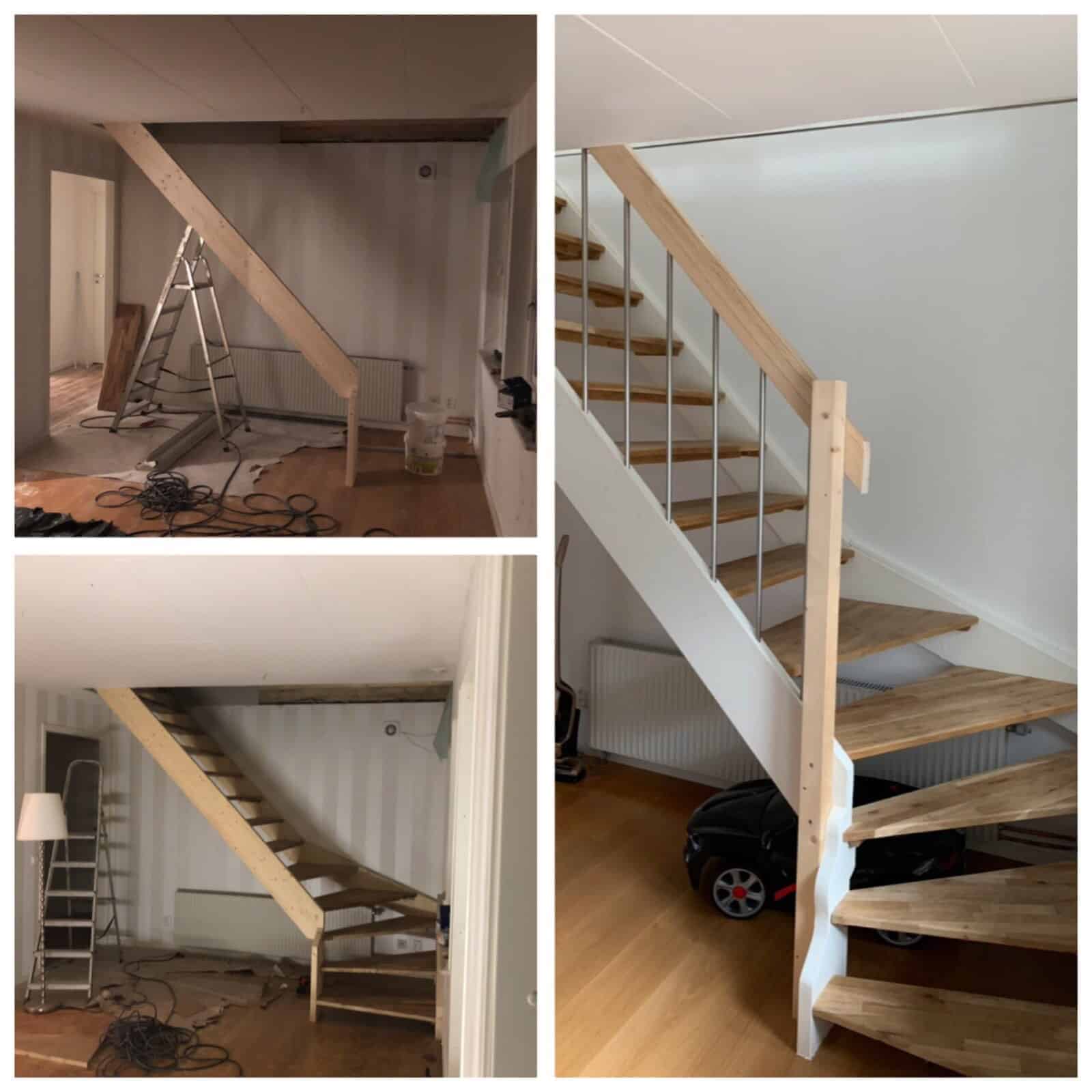 Referensjobb "Renovering, trappa" utfört av ByggBinaku i Halmstad AB