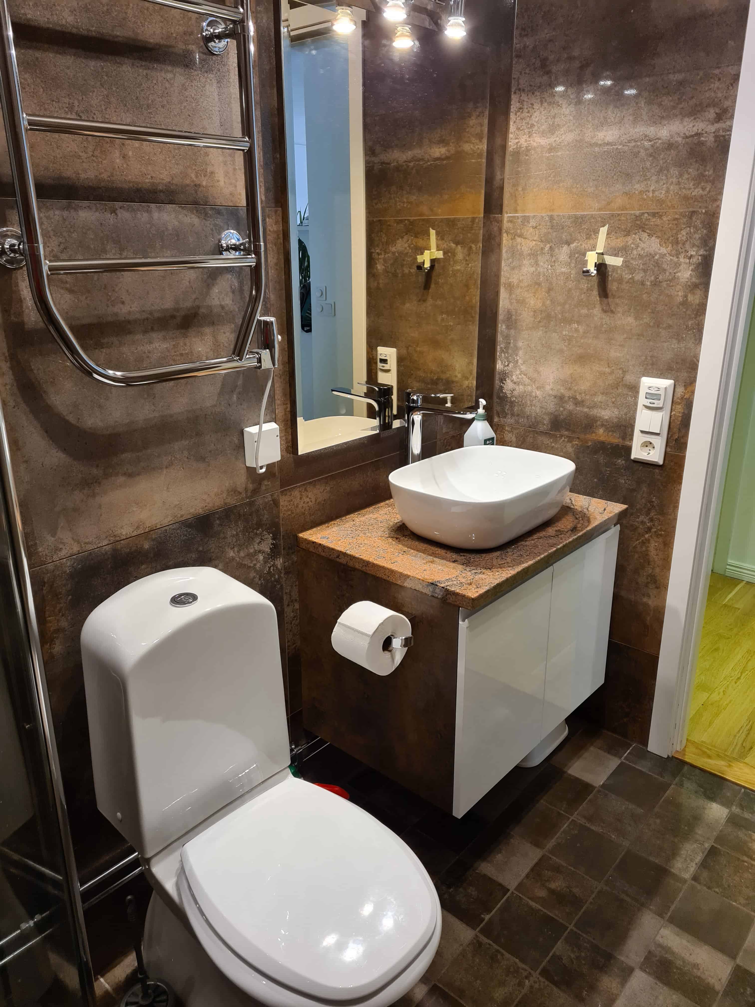 Referensjobb "Perfekt badrum" utfört av BIA System Handelsbolag