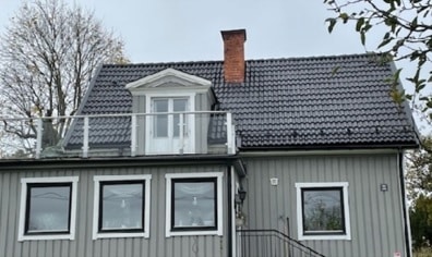 Referensjobb "Takrenovering" utfört av Allhus Fastighetsutveckling i Sverige AB