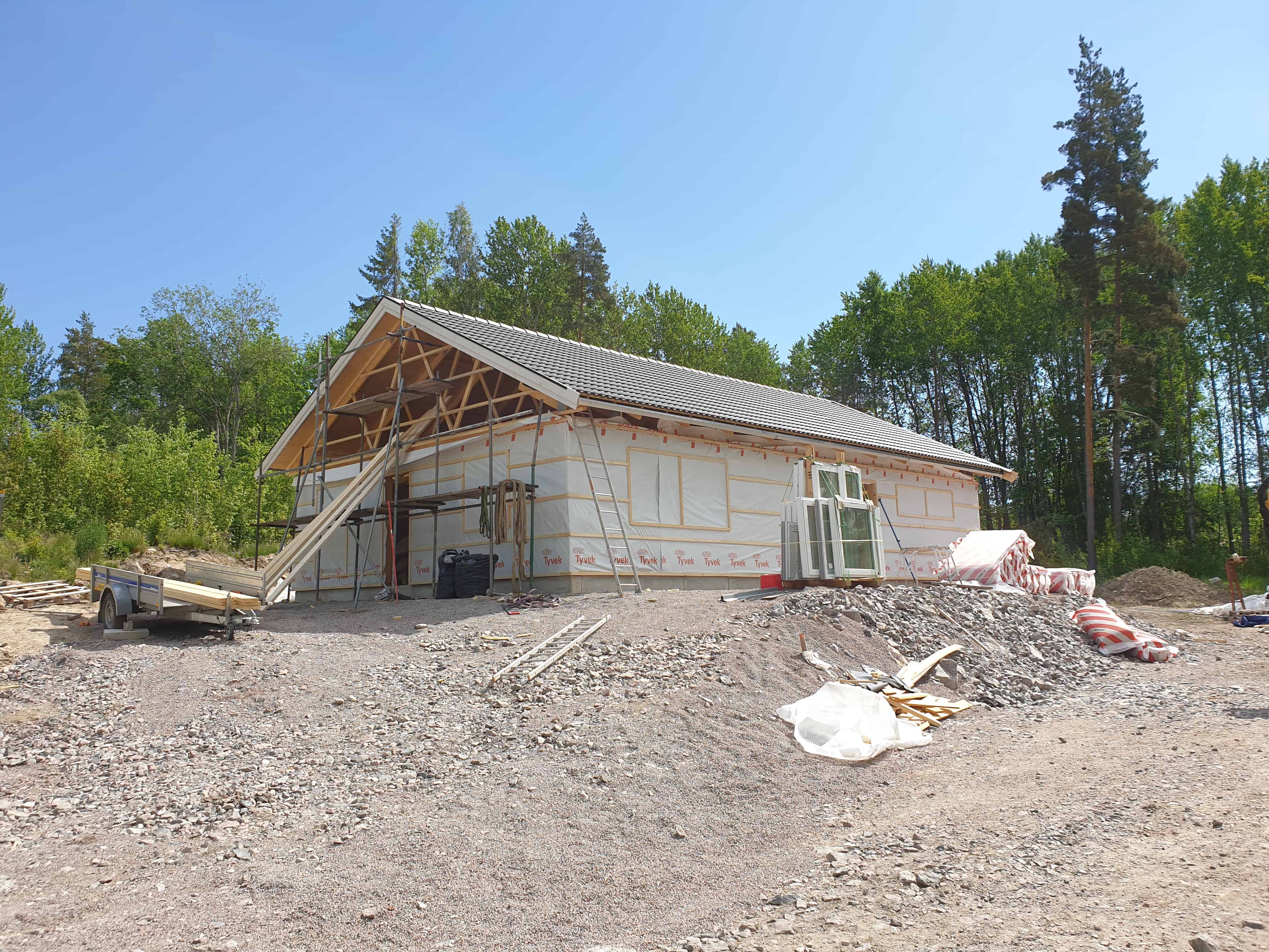 Referensjobb "Hus byggt utav lösvirke," utfört av Hidingsta Bygg