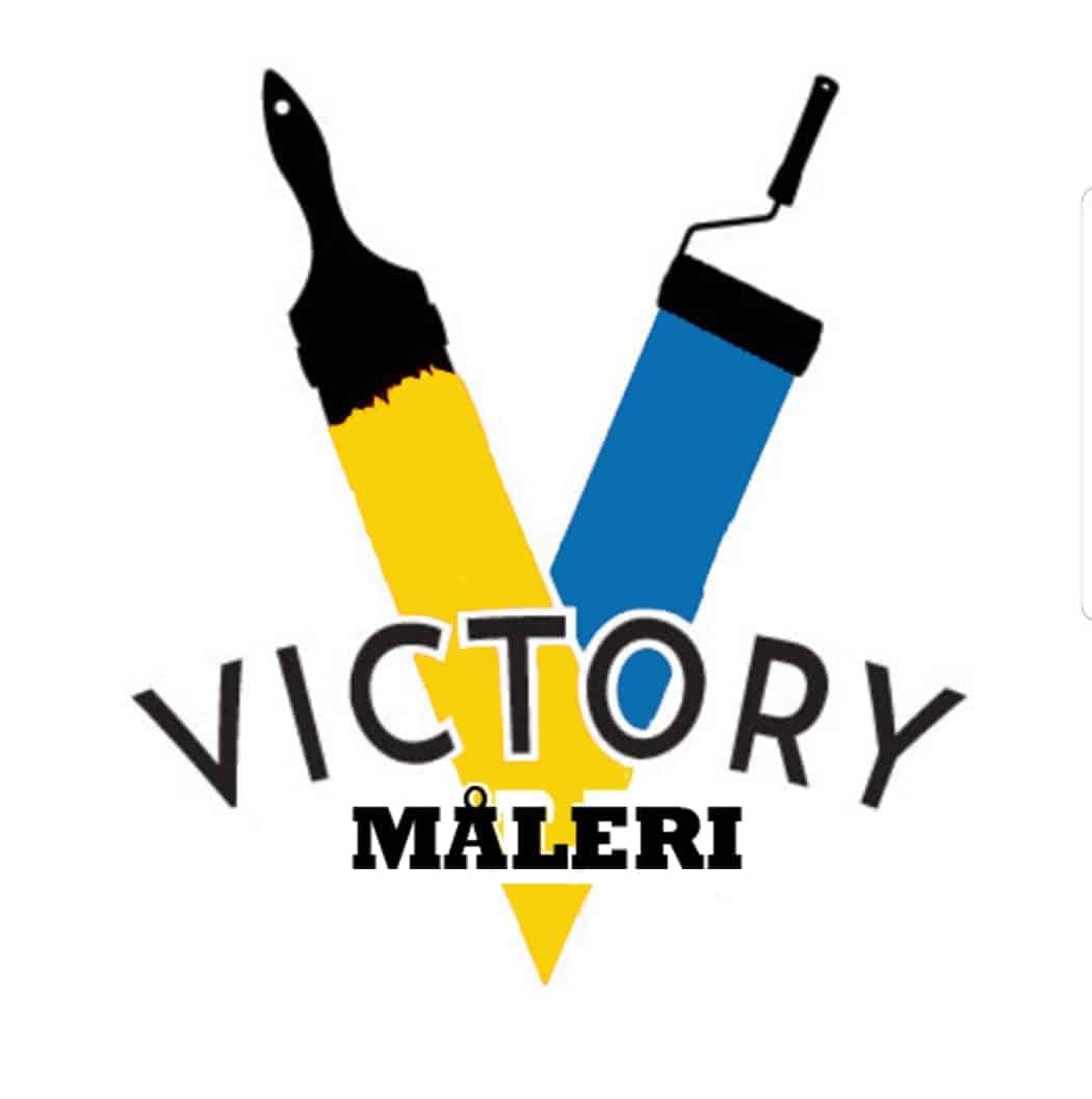 Logotyp för Victory Måleri