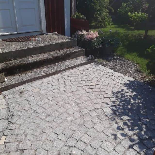 Referensjobb "Stensättning" utfört av Nordiska Mark, Bygg & Design AB