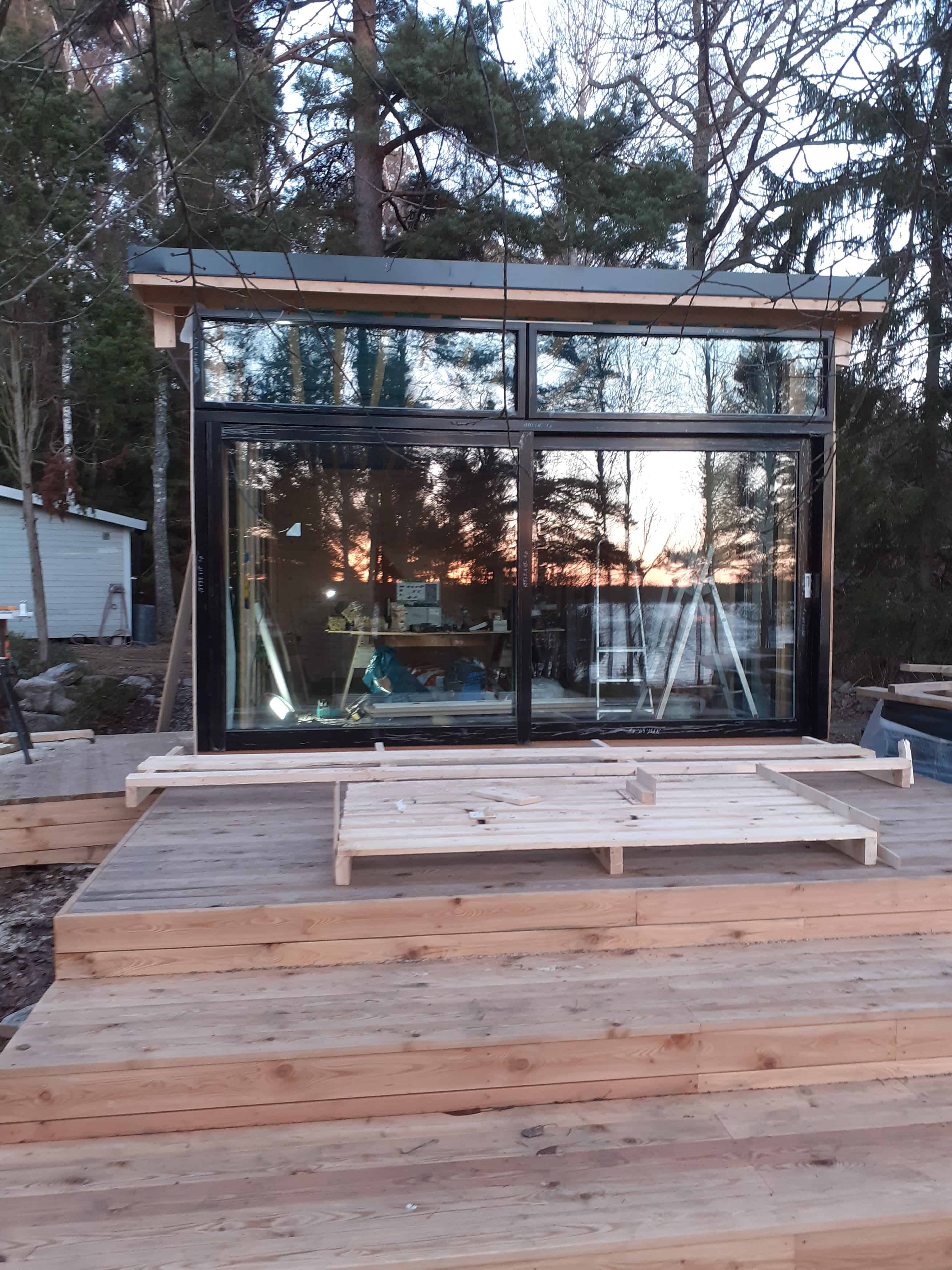 Referensjobb "Bastu" utfört av Amaras Design Studio