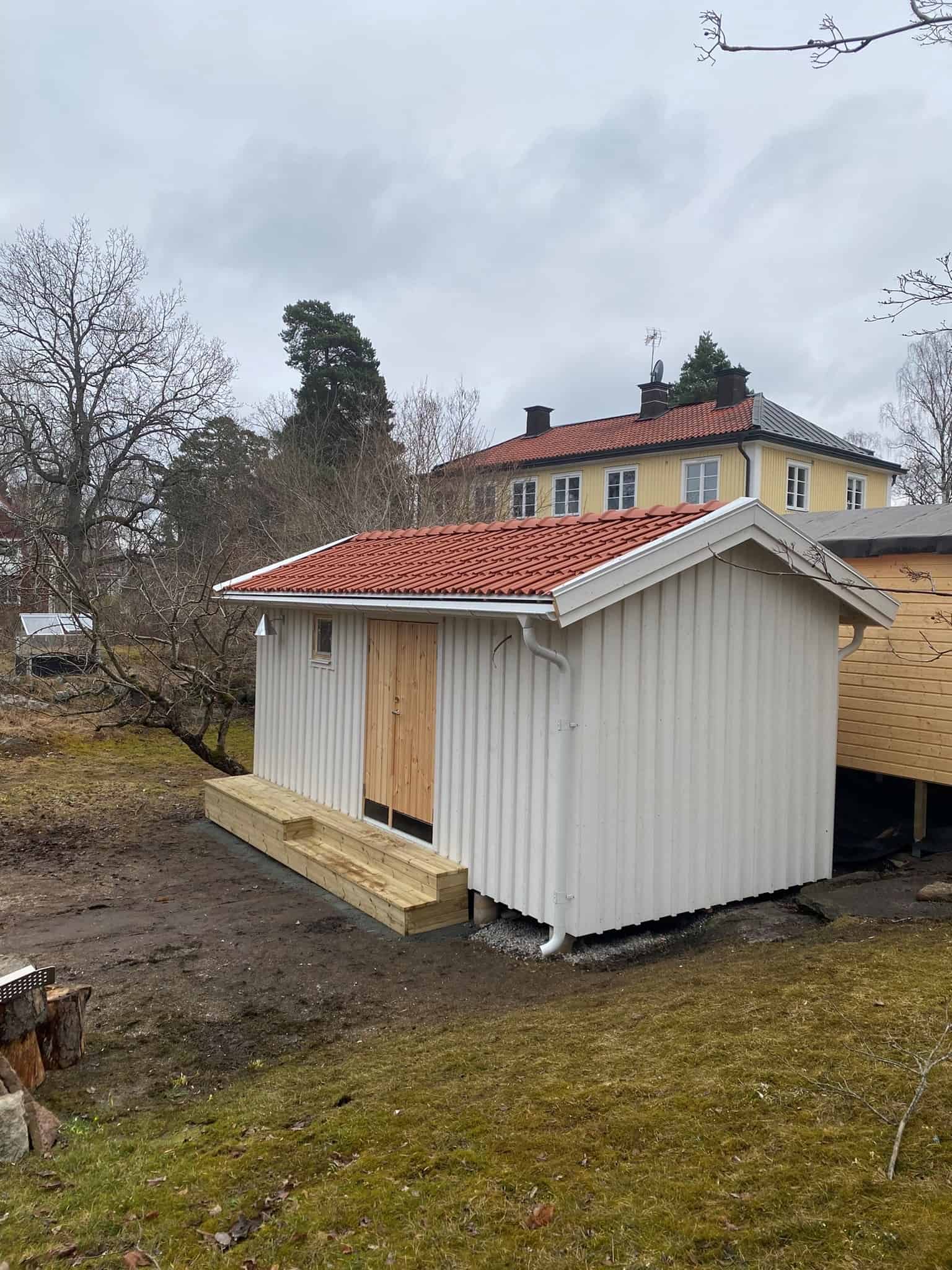 Referensjobb "Kallförråd på plintgrund" utfört av Boris Bygg i Stockholm