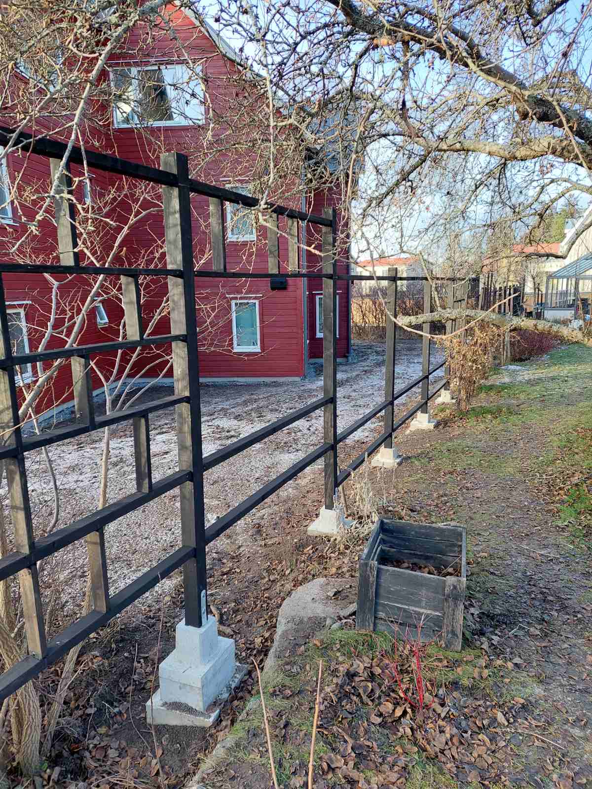 Referensjobb "Staket" utfört av SWEARM-BYGG AB