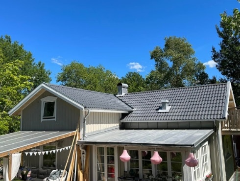 Referensjobb "Nytt tak" utfört av AZA Bygg AB 