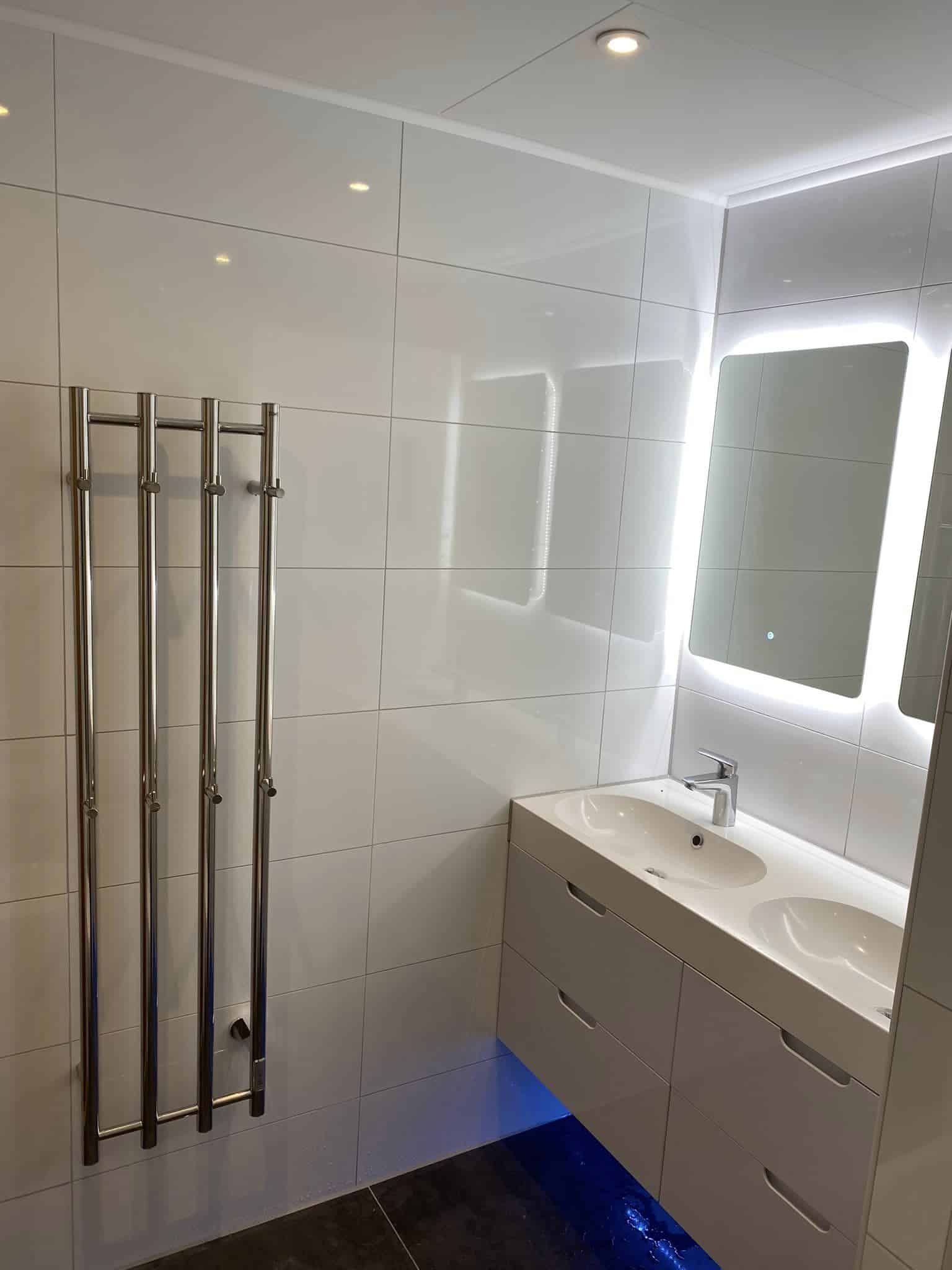 Referensjobb "Badrumsrenovering" utfört av Erbil Bygg AB