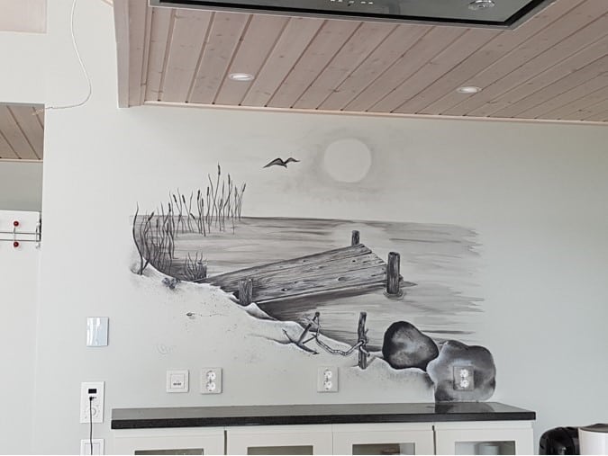 Referensjobb "Målning" utfört av Ahrngrymm art & interior design