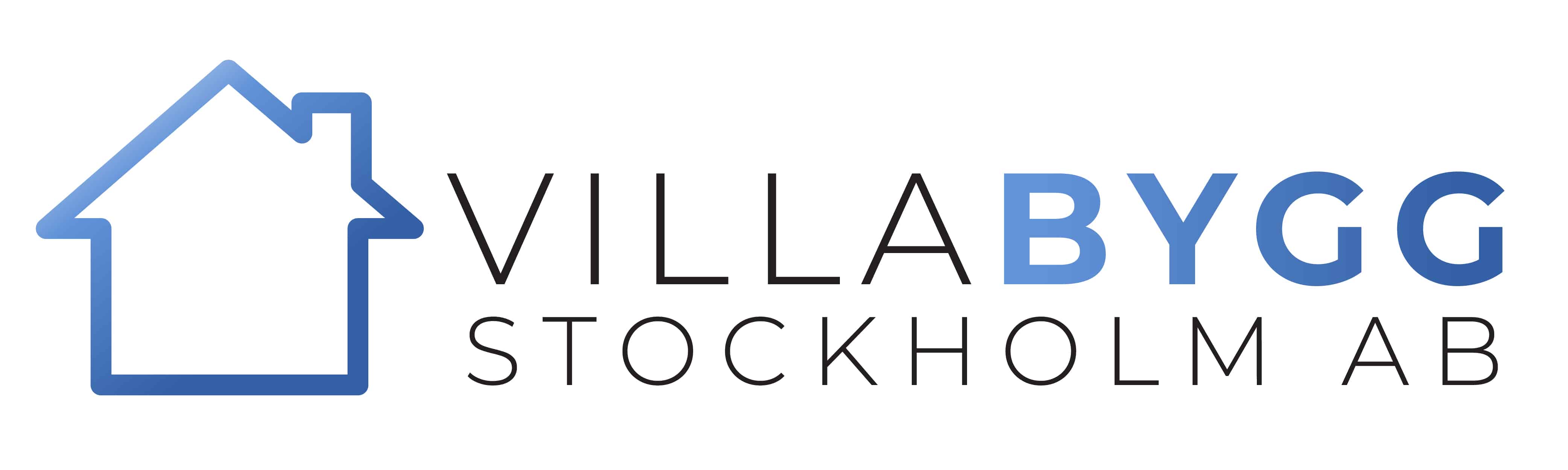 Logotyp för VillaBygg Stockholm AB