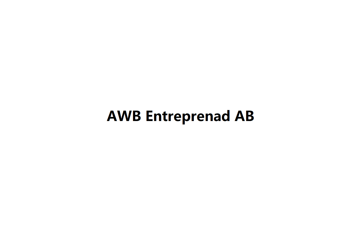 Bild av företag AWB Entreprenad AB