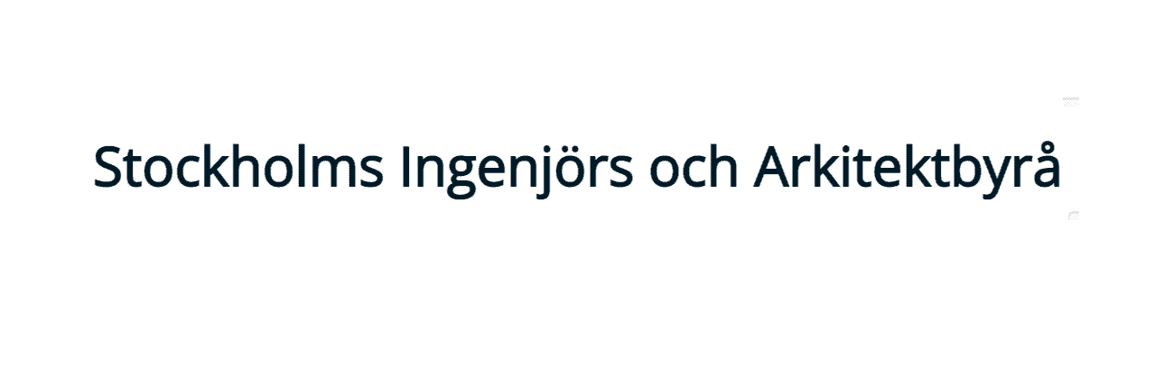 Bild av företag Stockholms Ingenjörs och Arkitektbyrå AB 