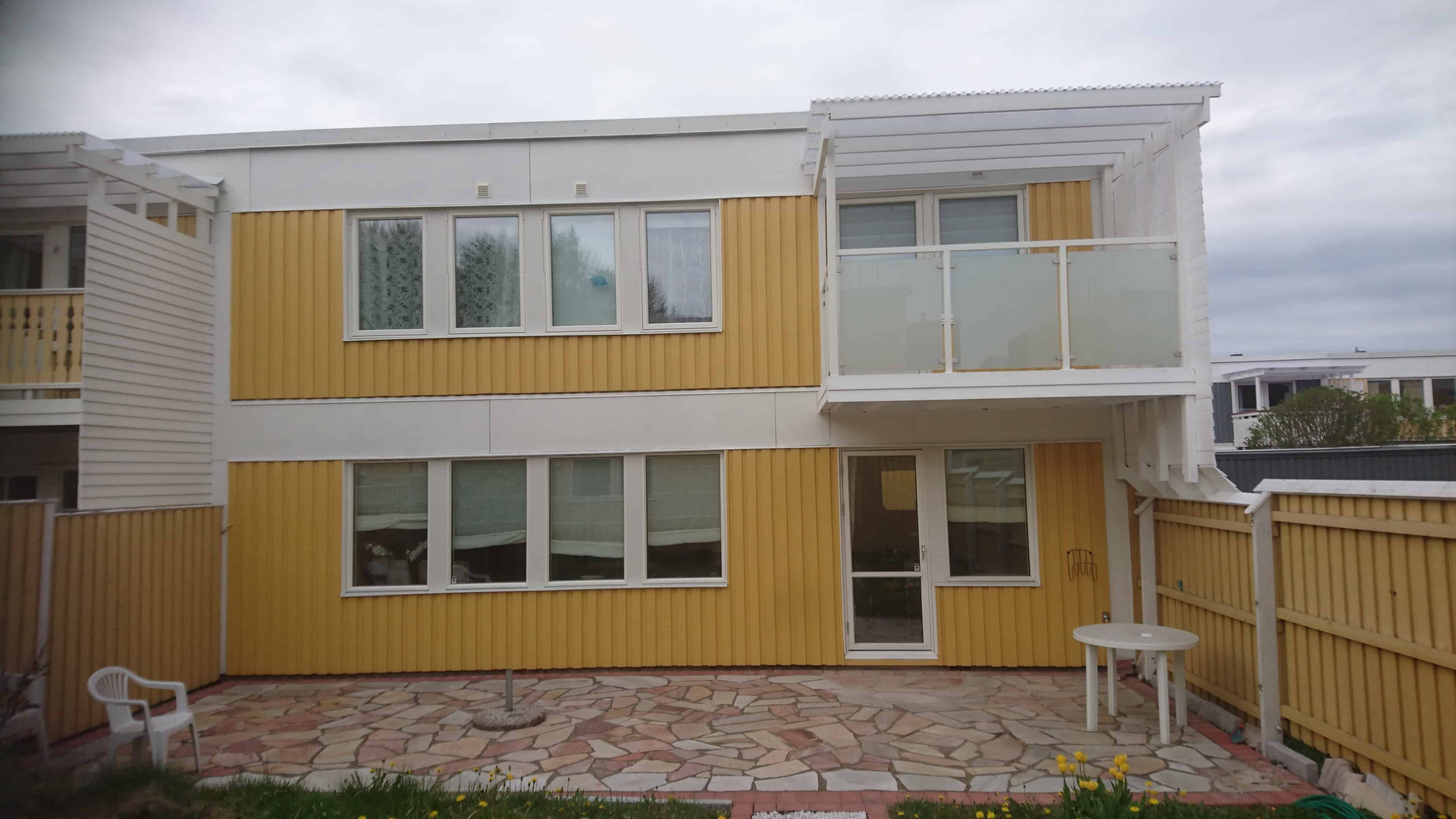 Referensjobb "Fasadrenovering" utfört av Ollender Bygg Måleri AB 