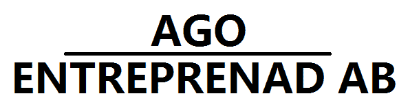 Logotyp för AGO Entreprenad Anders Olsson Aktiebolag